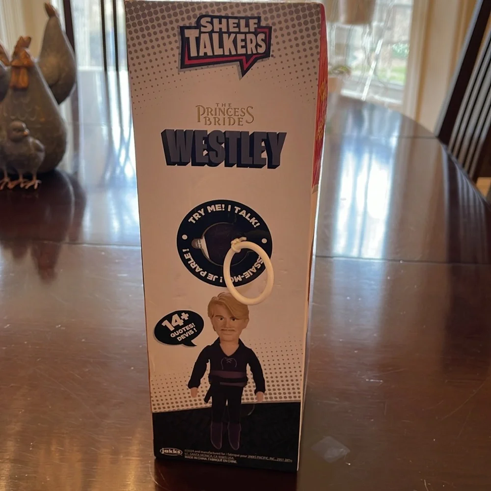 The Princess bride talking Westley shelf talker working NWT